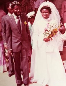 wedding in 1983